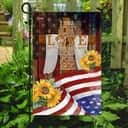 Jesus In Me Christian Religious Sunflower America US Flag Garden Flag Jesus In Me Christian Religious Sunflower America US Flag Garden Flag
