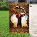 Jesus Is King Christian Religious Garden Flag