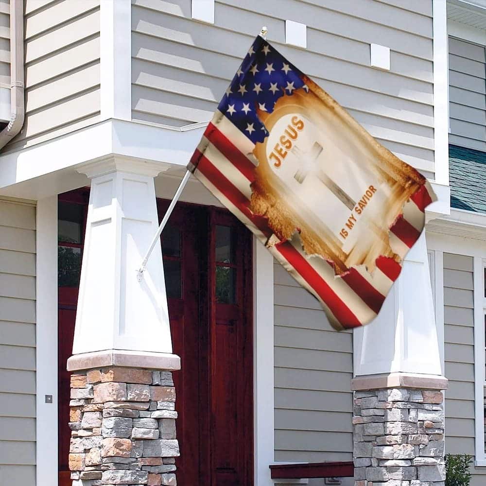 Jesus Is My Savior Christian Cross Christian Religious Garden Flag Jesus Is My Savior Christian Cross Christian Religious Garden Flag