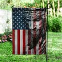 Jesus God American Patriot 4 Of July Christian Religious Garden Flag Jesus God American Patriot 4 Of July Christian Religious Garden Flag