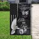 Jesus Faith Over Fear Holy Spirit Christian Religious Garden Flag Jesus Faith Over Fear Holy Spirit Christian Religious Garden Flag