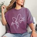 Christmas Be The Light Mathew T-Shirt For Christians