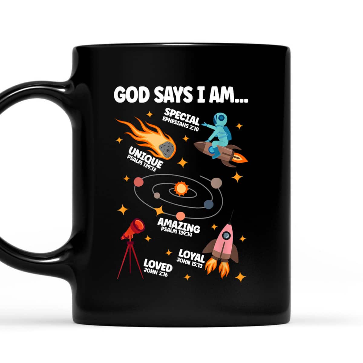 God Says I Am Space Museum Lover Boy Girl Christian T-Shirt God Says I Am Space Museum Lover Boy Girl Christian T-Shirt