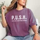 Pray Until Something Happens Christian Encouragement T-Shirt