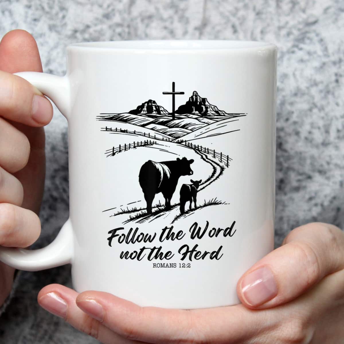 Follow The Word Not The Herd Christian Religious T-Shirt