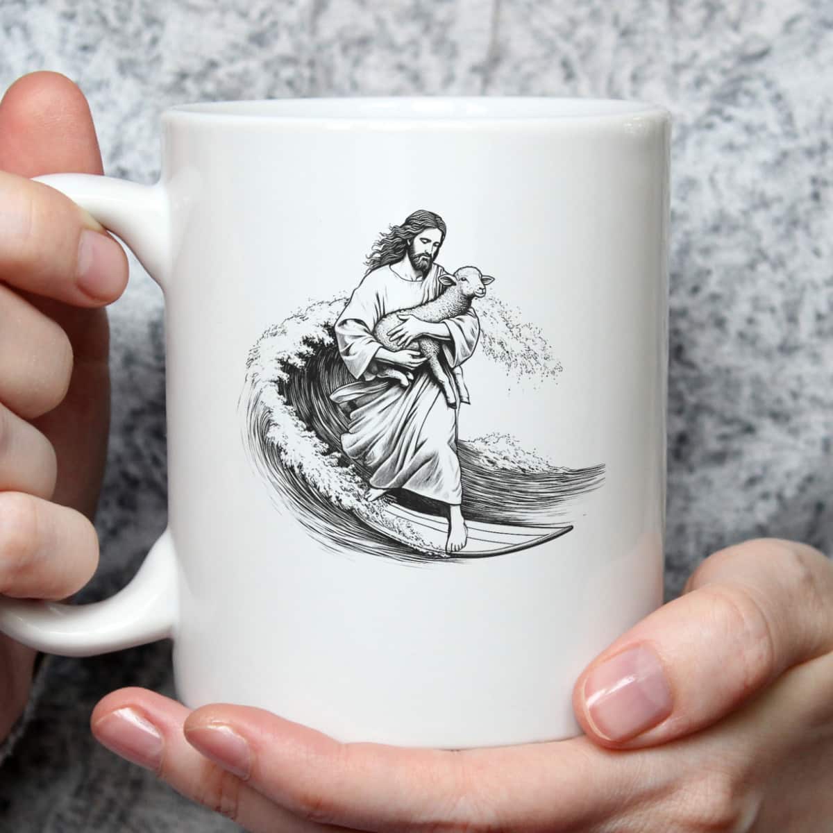 Christian Surfer Vintage Retro Funny Religious T-Shirt Christian Surfer Vintage Retro Funny Religious T-Shirt