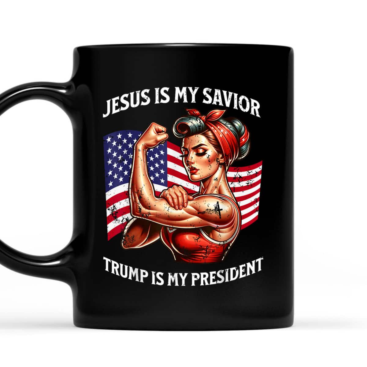 Jesus Is My Savior Trump Is My President USA Patriots T-Shirt
