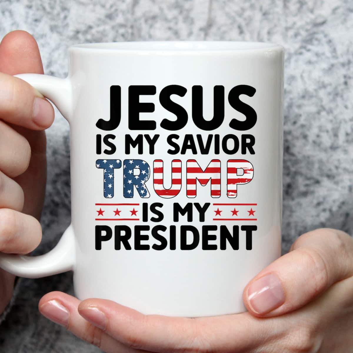 Trump 2024 President Jesus Savior Presidential Election T-Shirt