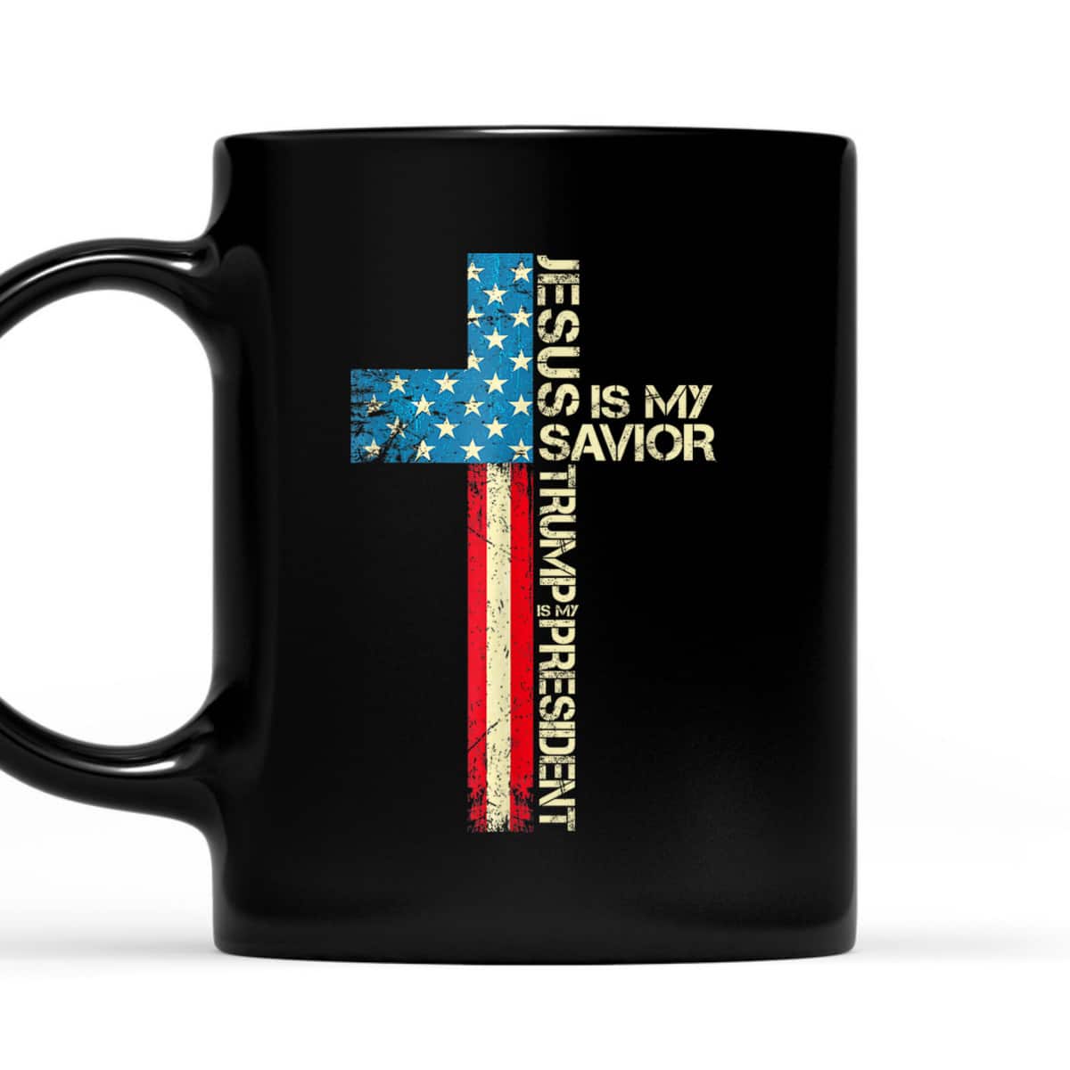 Jesus Is My Savior Trump Is My President 2024 USA Flag Cross T-Shirt Jesus Is My Savior Trump Is My President 2024 USA Flag Cross T-Shirt