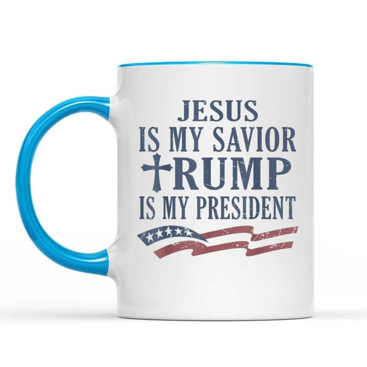 Trump Is My President American Flag Christian Cross T-Shirt