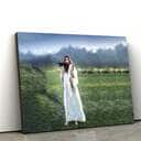 Jesus Carrying Lamb Jesus Christ Art Jesus Christian Canvas Wall Art