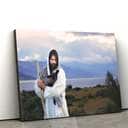 Jesus Carrying A Black Lamb Jesus Christ Art Jesus Christian Canvas Wall Art