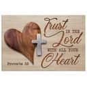 Heart Cross Trust In The Lord With All Your Heart Proverbs 35 Canvas Wall Art Heart Cross Trust In The Lord With All Your Heart Proverbs 35 Canvas Wall Art