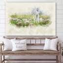 Jesus Stands Among Sheep Jesus Christ Art Jesus Christian Canvas Wall Art Jesus Stands Among Sheep Jesus Christ Art Jesus Christian Canvas Wall Art