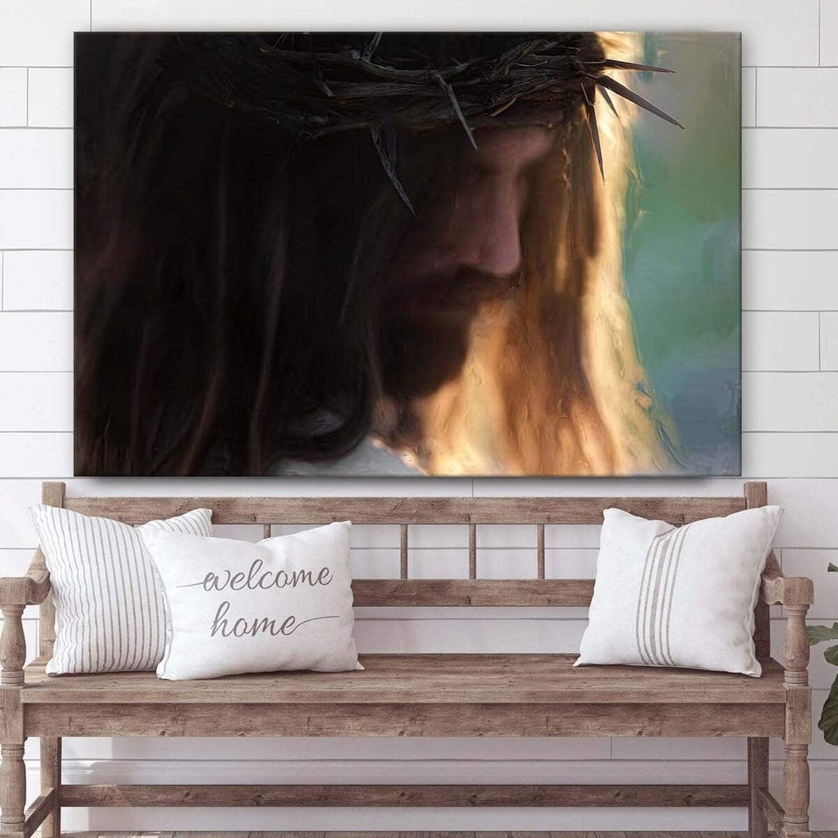 Jesus Christ With Crown Of Thorns Jesus Christ Art Jesus Christian Canvas Wall Art Jesus Christ With Crown Of Thorns Jesus Christ Art Jesus Christian Canvas Wall Art