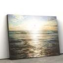 Jesus Glowing And Walking On Water Jesus Christ Art Jesus Christian Canvas Wall Art