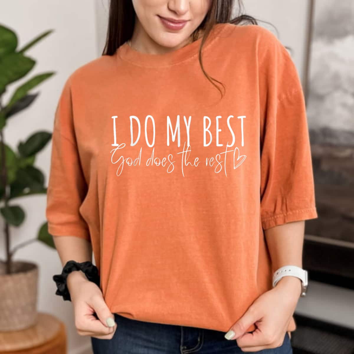 I Do My Best God Does The Rest Faith Christian Jesus T-Shirt I Do My Best God Does The Rest Faith Christian Jesus T-Shirt