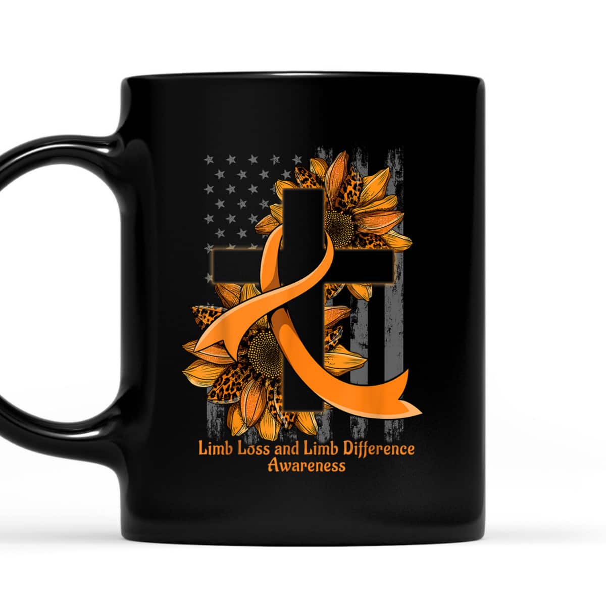 Christian Cross Limb Loss And Limb Difference Awareness T-Shirt