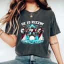 He Is Rizzin' Jesus Has Rizzen Funny Christian Band Easter T-Shirt He Is Rizzin' Jesus Has Rizzen Funny Christian Band Easter T-Shirt