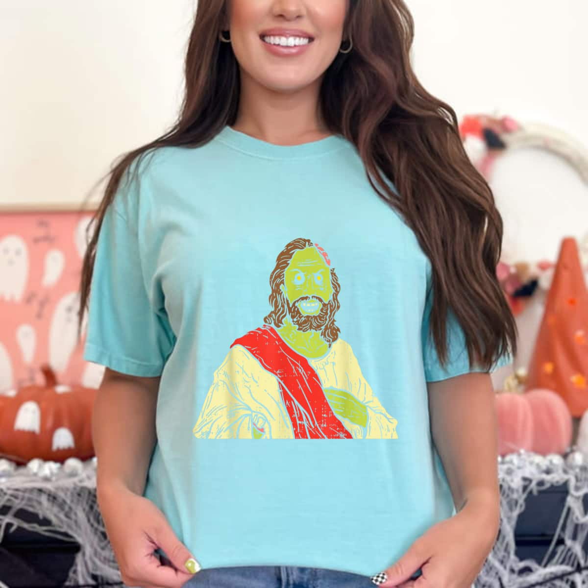 Zombie Jesus Funny Halloween Costume Christian Christ Gift T-Shirt Zombie Jesus Funny Halloween Costume Christian Christ Gift T-Shirt