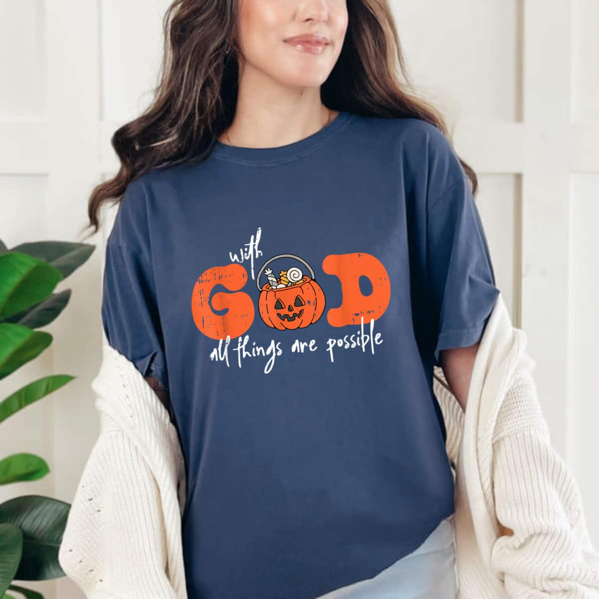 All Things Are Possible Halloween Costume Christian T-Shirt All Things Are Possible Halloween Costume Christian T-Shirt