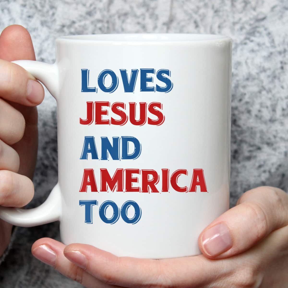 Loves Jesus Christian And & America Too 4th Of July Patriot T-Shirt Loves Jesus Christian And & America Too 4th Of July Patriot T-Shirt