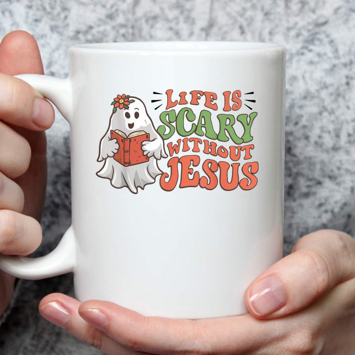 Religious Cute Life Is Scary Without Jesus Halloween Spooky Cute Gift T-Shirt Religious Cute Life Is Scary Without Jesus Halloween Spooky Cute Gift T-Shirt