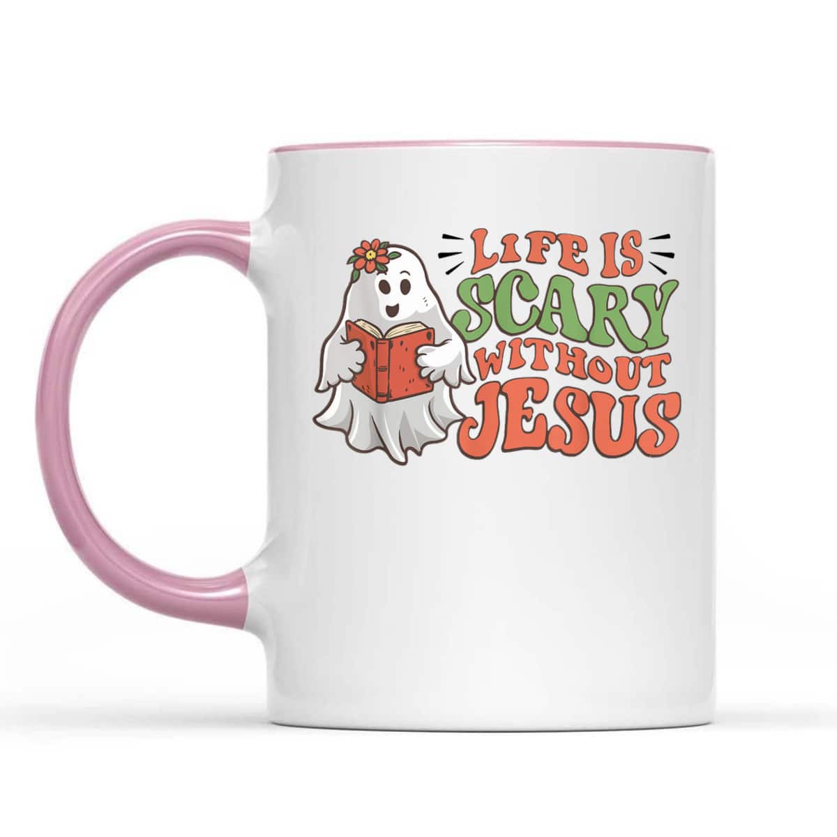 Religious Cute Life Is Scary Without Jesus Halloween Spooky Cute Gift T-Shirt Religious Cute Life Is Scary Without Jesus Halloween Spooky Cute Gift T-Shirt