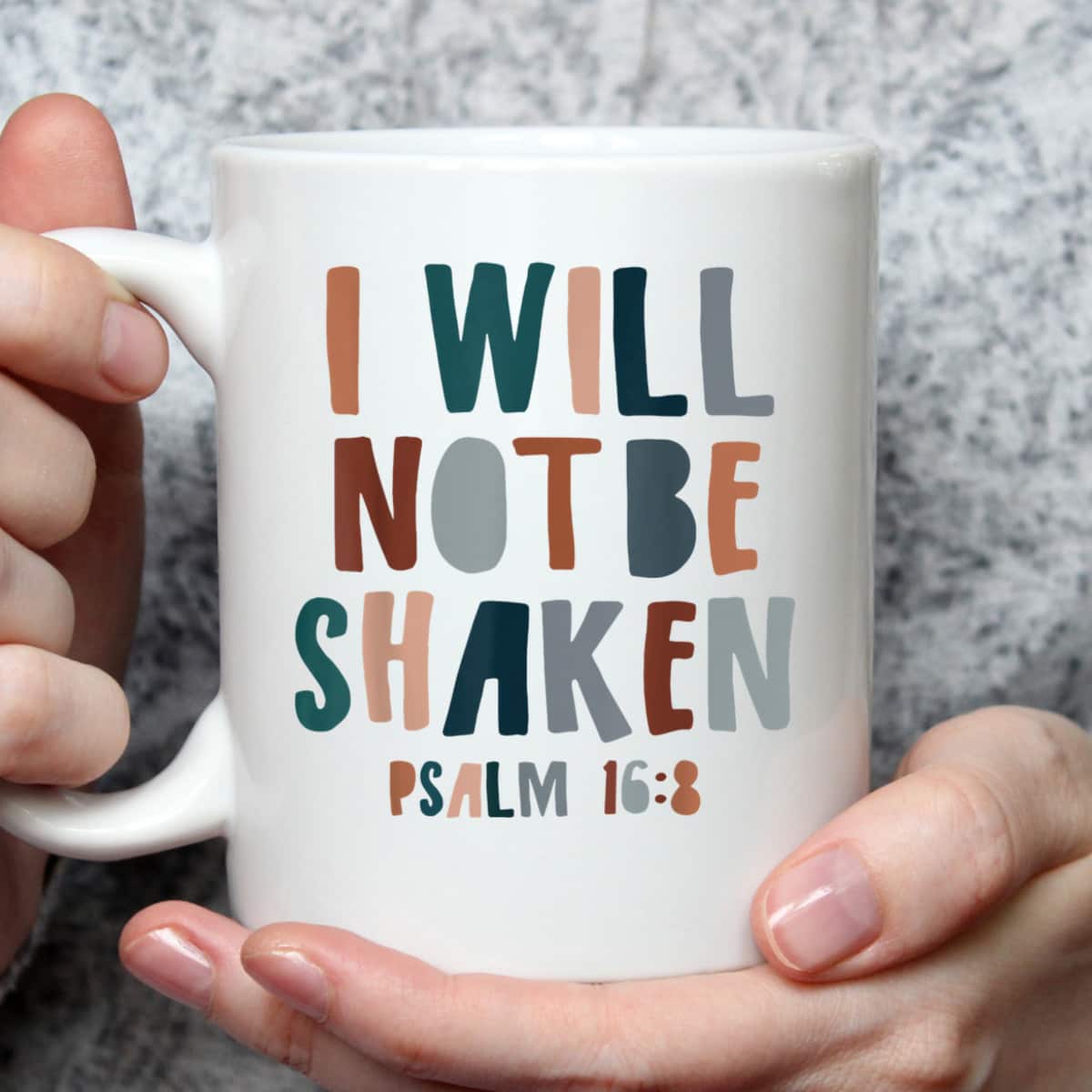 Religious I Will Not Be Shaken Boho Christian Bible Verse T-Shirt