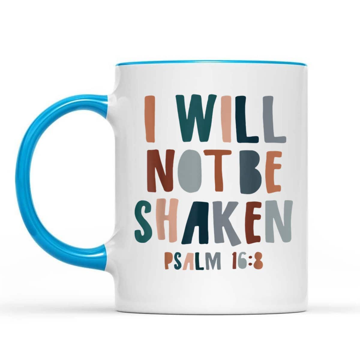 Religious I Will Not Be Shaken Boho Christian Bible Verse T-Shirt
