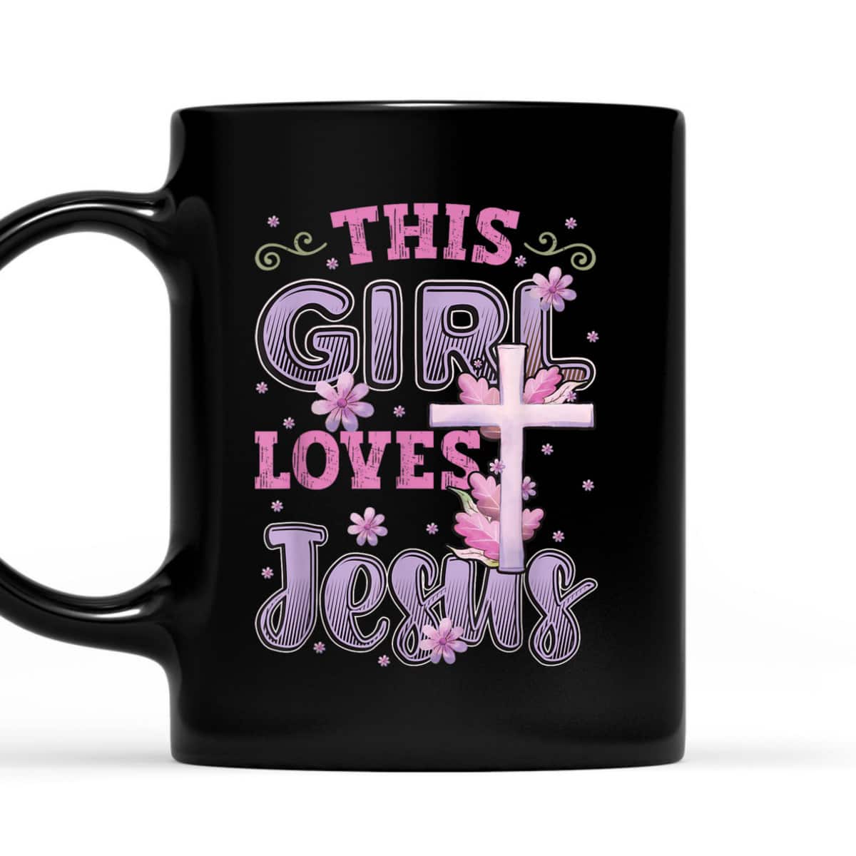This Girl Loves Jesus Cute Christian Jesus Gift T-Shirt