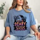 Scary Life Without Jesus By Jesus Surfed Halloween Christian T-Shirt Scary Life Without Jesus By Jesus Surfed Halloween Christian T-Shirt