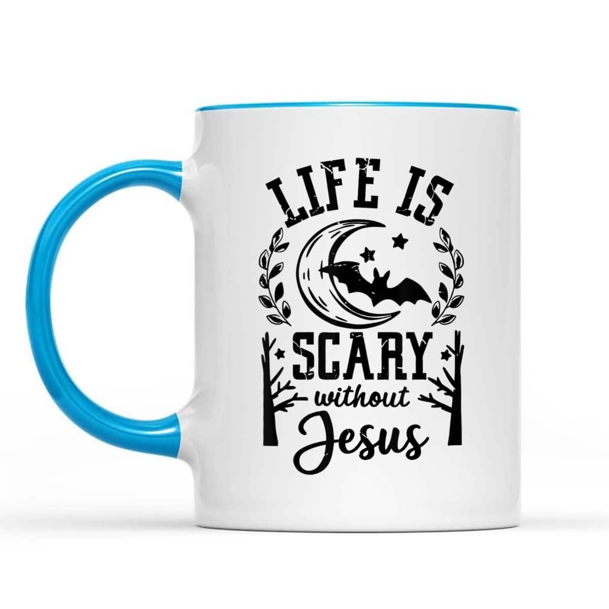 Halloween Faith Christian Life Is Scary Without Jesus T-Shirt Halloween Faith Christian Life Is Scary Without Jesus T-Shirt