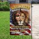 Way Maker Miracle Worker Jesus And Lion Christian Religious Garden Flag Way Maker Miracle Worker Jesus And Lion Christian Religious Garden Flag