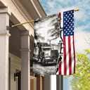 Truck Christian American Christian Religious Garden Flag Truck Christian American Christian Religious Garden Flag