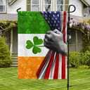 Irish Shamrock St Patrick's Day Garden Flag Irish Shamrock St Patrick's Day Garden Flag