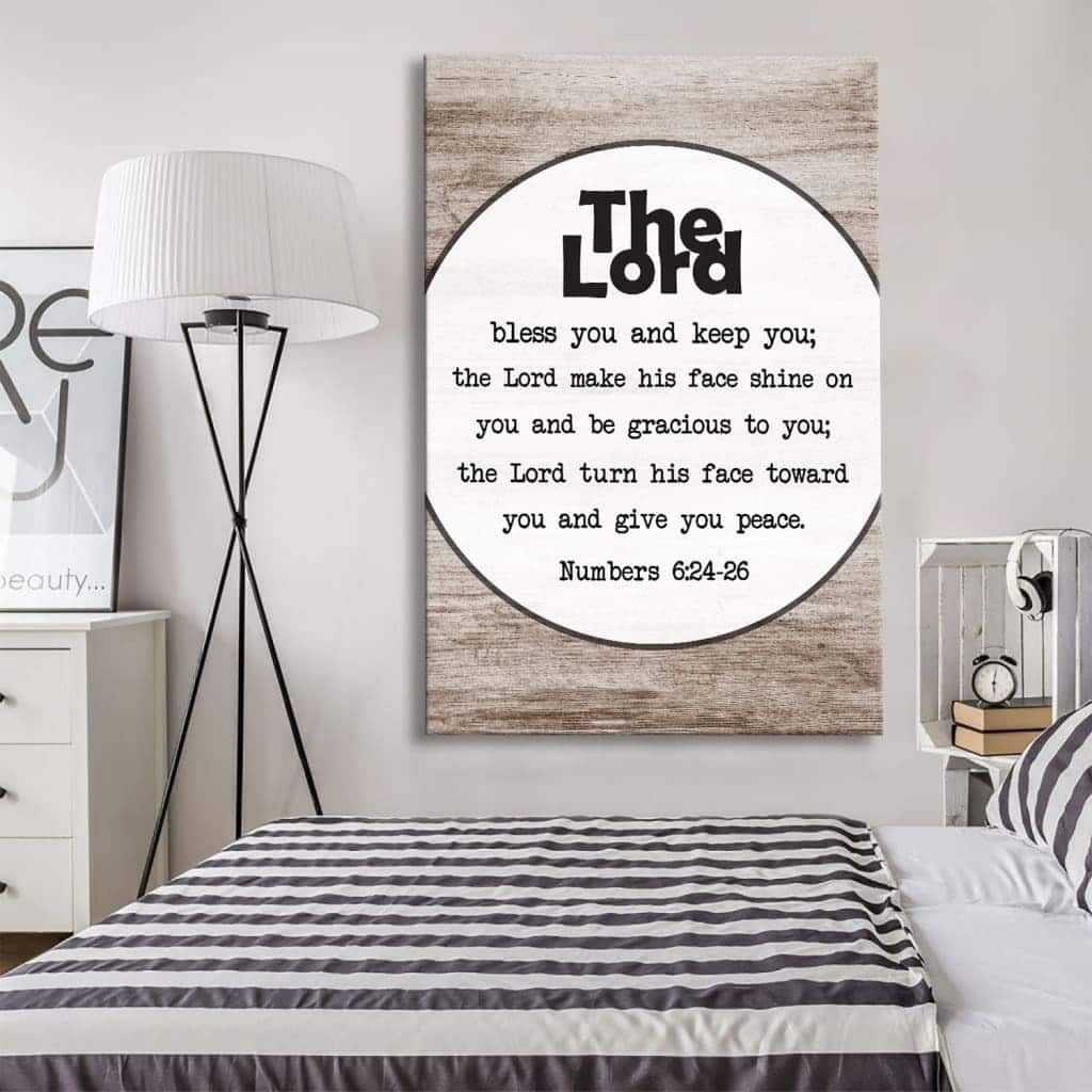 Numbers 624-26 The Lord Bless You And Keep You Canvas Print Numbers 624-26 The Lord Bless You And Keep You Canvas Print