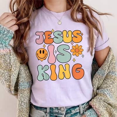 Jesus Is King Christian Religious Cute T-Shirt