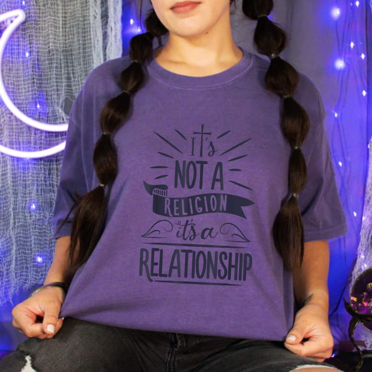 It's Not A Religion It's A Relationship Christian T-Shirt It's Not A Religion It's A Relationship Christian T-Shirt