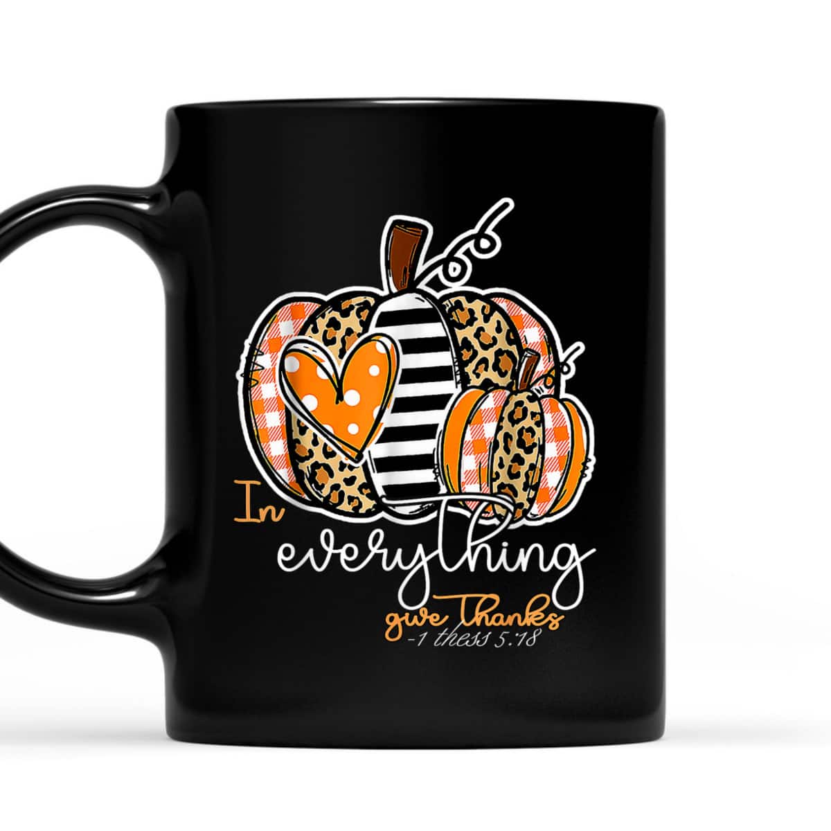 Thanksgiving In Everything Give Thanks Leopard Plaid Pumpkin T-Shirt Thanksgiving In Everything Give Thanks Leopard Plaid Pumpkin T-Shirt