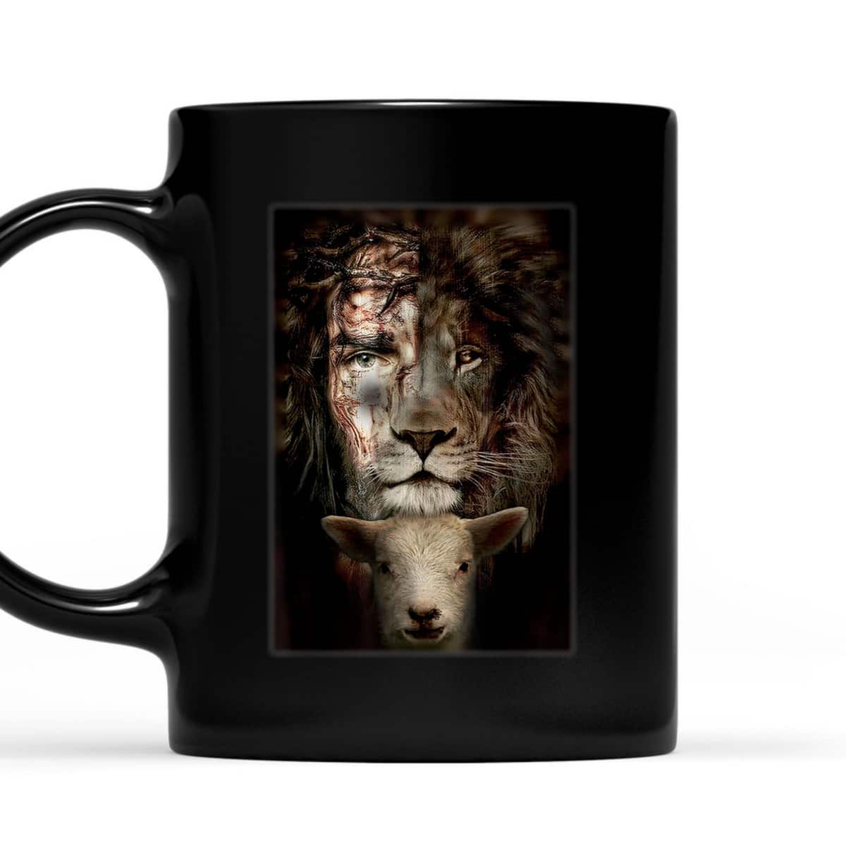 Jesus Lion Lamb Christian Lover Religious T-Shirt Jesus Lion Lamb Christian Lover Religious T-Shirt