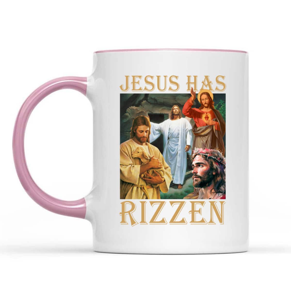 Jesus Has Rizzen Christian Bible Faith Cross T-Shirt Jesus Has Rizzen Christian Bible Faith Cross T-Shirt