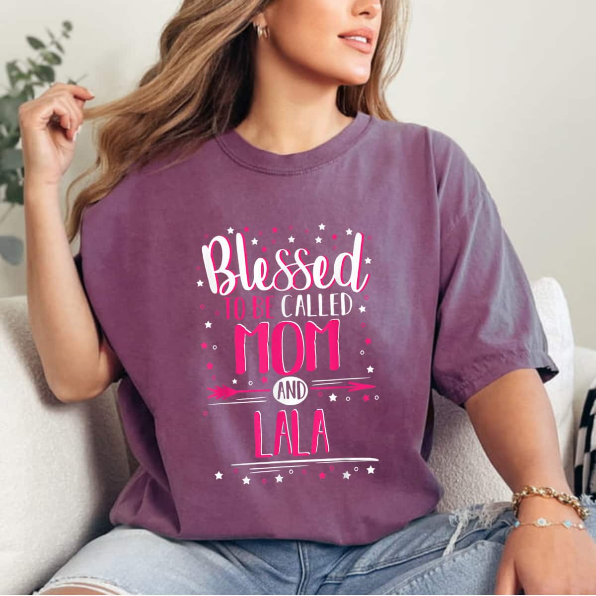 Lala Blessed To Be Called Mom And Lala T-Shirt Lala Blessed To Be Called Mom And Lala T-Shirt