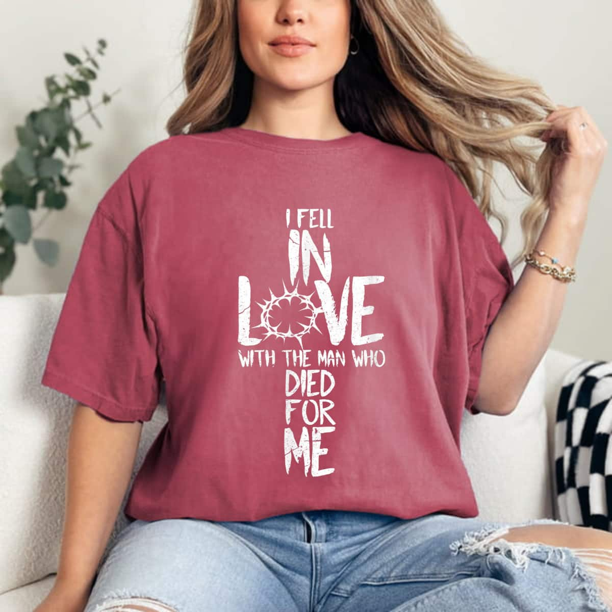 I Fell In Love With The Man Who Died For Me T-Shirt