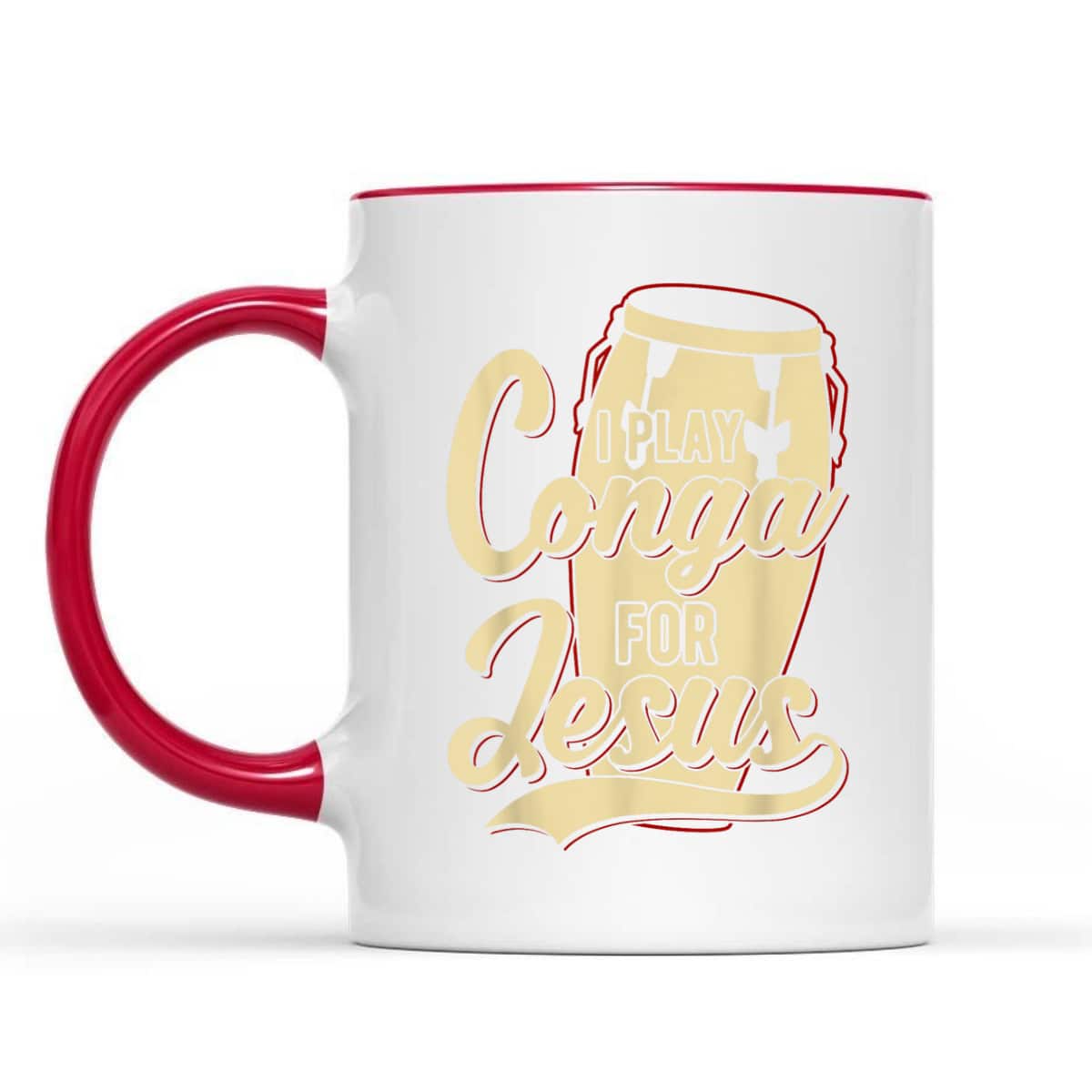 I Play Conga For Jesus Christian T-Shirt I Play Conga For Jesus Christian T-Shirt