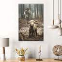 Jesus Lamb Of God Jesus Running After Lamb Canvas Print Jesus Lamb Of God Jesus Running After Lamb Canvas Print