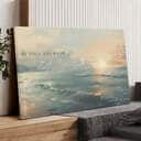 Be Still And Know Seascape Psalm 4610 Canvas Wall Art