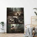 He Ran He Rescued He Carried Jesus And Lost Sheep Canvas Print