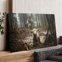 Jesus Running After A Lost Lamb Jesus And Lamb Canvas Wall Art