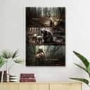He Ran He Rescued He Carried Jesus And Lost Sheep Canvas Print